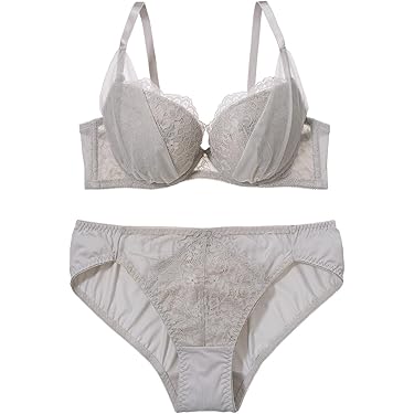 ダイアナ♡グレー レース ブラジャーショーツセット B70 HALF F70 その他のブラショーツセット 通販【ニッセン】 - 下着